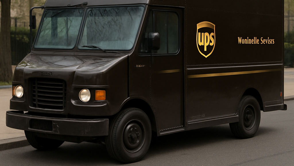 ups delivery truck-1