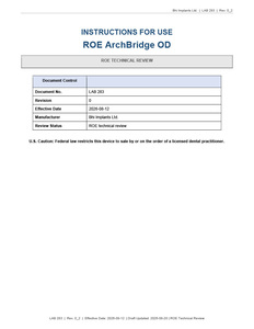 ArchBridge OD IFU Thumbnail