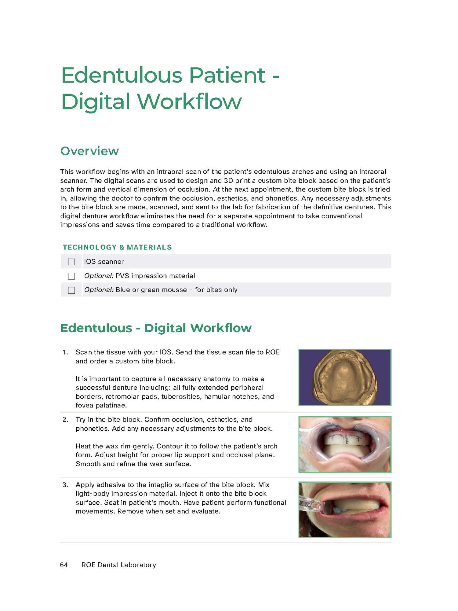 Workflow_Removable_Edentulous Digital Workflow_Page
