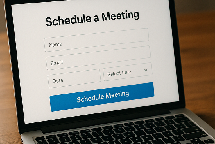 schedule a meeting through an online form-1-1