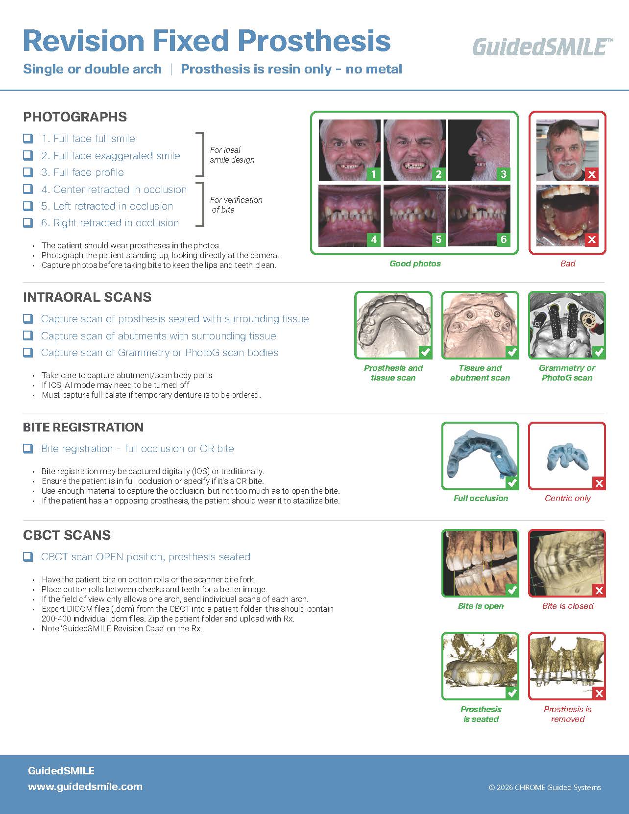 CHROME GuidedSMILE Revision Patient Records Checklists_Page_1